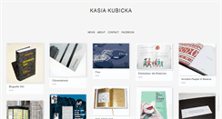 Desktop Screenshot of kasiakubicka.com